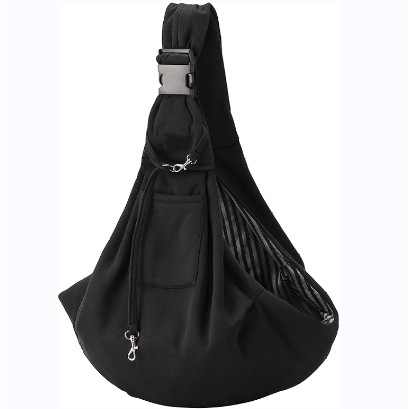 Adjustable Strap Hands Free Dog Sling Cat Carrier Travel Bag Backpack