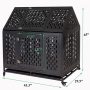 Large Strong Metal  Cage Crate Kennel Assemble with Patent Lock