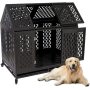 Large Strong Metal  Cage Crate Kennel Assemble with Patent Lock