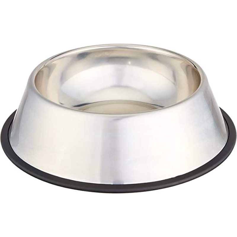 Anti Slip Pet Feeding Bowl Pet Bowl Set Non Slip Stainless Steel Pet Bowl with Mat