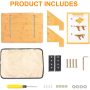 Wall Mount Cat Window Hammock bed Natural Bamboo Cat Window Seat for Indoor Cats
