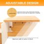 Wall Mount Cat Window Hammock bed Natural Bamboo Cat Window Seat for Indoor Cats