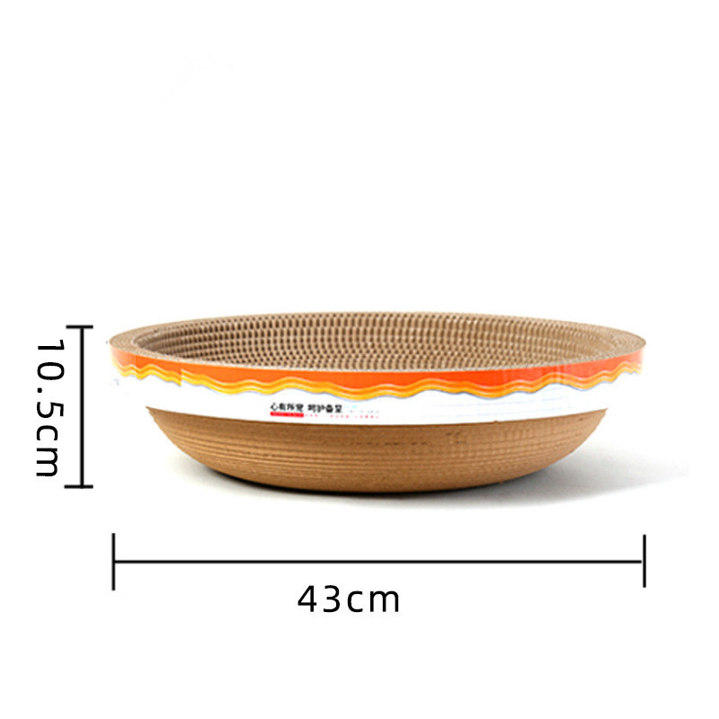 Cat claw board bowl type corrugated Cat Scratch board cat toy supplies wholesale