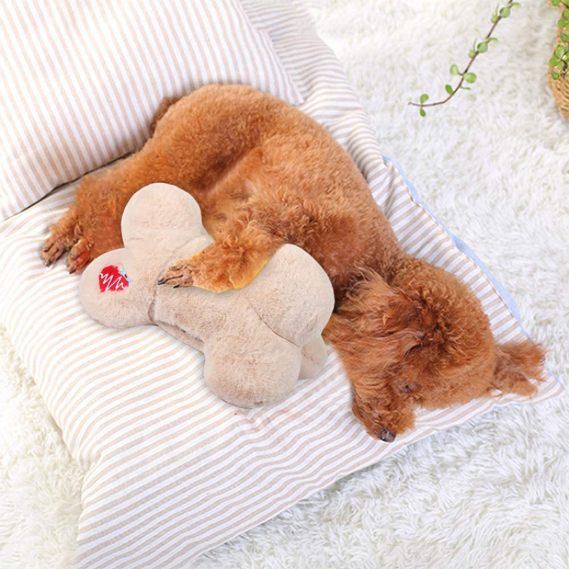 Dog Plush Bone Chew Toy Puppy Toys for Small Medium and Large Dogs