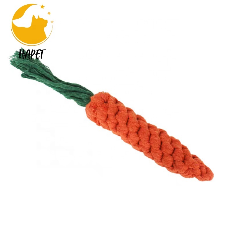 Hotsale Carrot Pet Dog  Cat Interactive Toys  Dog Chew Toys WIth PP Cotton