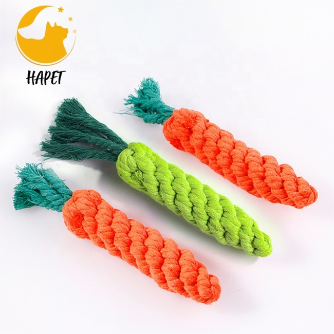 Hotsale Carrot Pet Dog  Cat Interactive Toys  Dog Chew Toys WIth PP Cotton