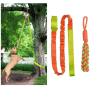 Outdoor Hanging Bungee Dog Tug Toy Rope Retractable Interactive Dog Toy