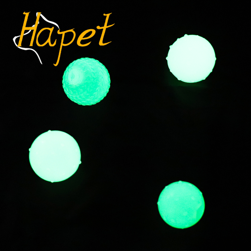 Best Selling High Quality Dog Rubber Chewing Toy Luminous Ball For Dog Pet Toys
