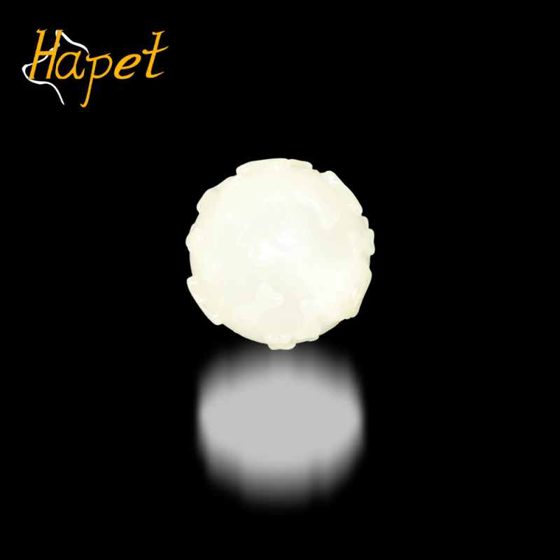 Best Selling High Quality Dog Rubber Chewing Toy Luminous Ball For Dog Pet Toys