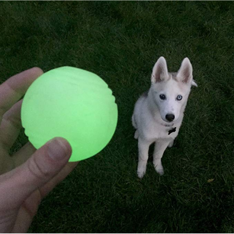 Best Selling High Quality Dog Rubber Chewing Toy Luminous Ball For Dog Pet Toys