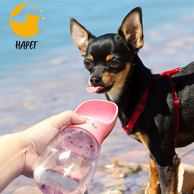 Dog Drinking Water Pet Cup Feeding Water Outdoor Dog Walking Kettle Portable Out With Food