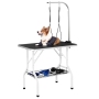 Wholesale Custom Heavy Duty Stainless Steel Frame Foldable Height Adjustable Dog Pet Grooming Table