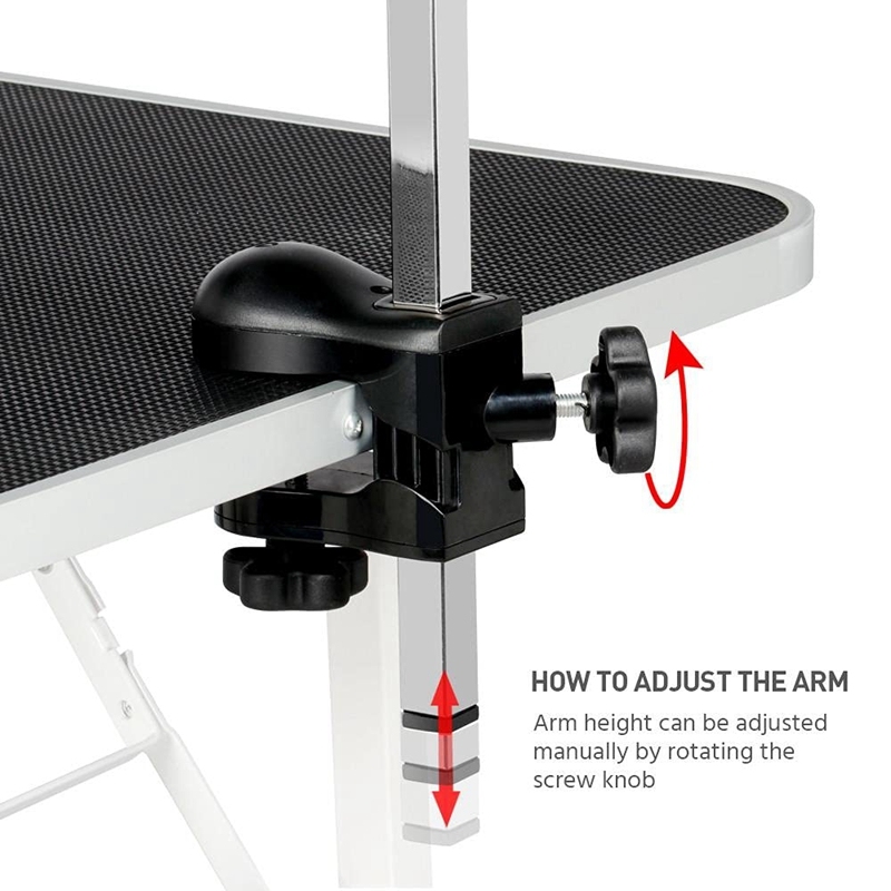 Wholesale Custom Heavy Duty Stainless Steel Frame Foldable Height Adjustable Dog Pet Grooming Table