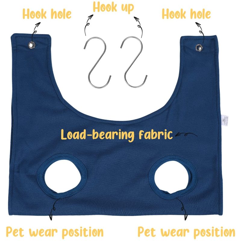 Pet Grooming Hammock Pet Nail Clip Bag For Grooming Dog Cat Grooming Bag With Hangers And Fixing Pets