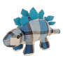 Dog Squeak Toy Tough Toys, Interactive Dog Chew Toys, Soft Fluffy Stuffed Plush Dog Pet Dinosaur Toy Non Toxic