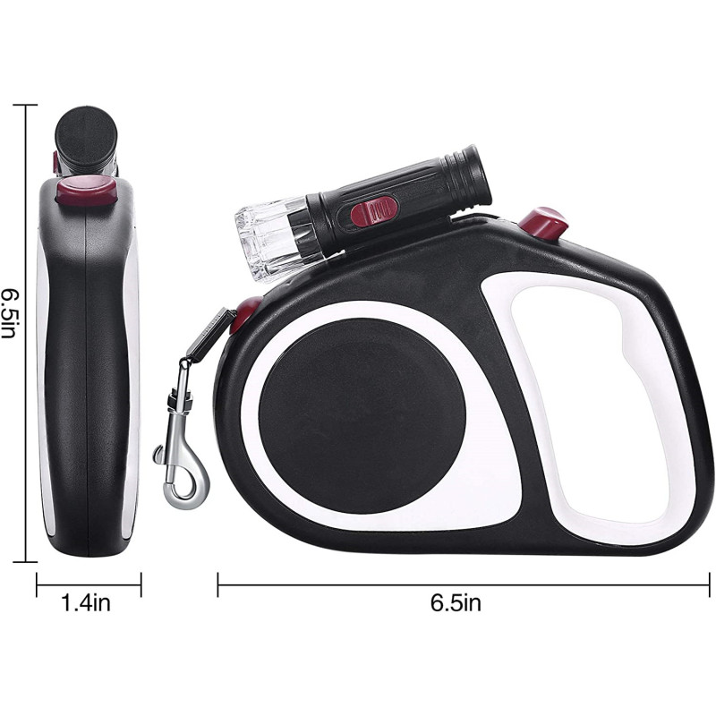 Heavy Duty Puppy Retractable Dog Leash Nylon Tape for Small Medium Dog