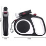 Heavy Duty Puppy Retractable Dog Leash Nylon Tape for Small Medium Dog