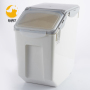 Dog Food Storage Container Dry Food Dispenser Storage Tank Pet Dog Cat Food Bin with Locking Lid