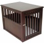 Medium Size Pet Crate Wood Dog Crate Furniture End Table
