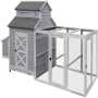 Chicken Coop Rabbit Hutch Indoor Outdoor Bunny Cage Rabbit Hutch Wood House Pet Cage for Small Animals