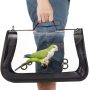 Bird Carrier Bag Portable Travel Bird Cage Lightweight Breathable Parrot Perch Space Capsule Bubble Backpack