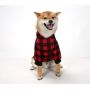 Plaid Dog Hoodie Pet Clothes Sweatershirt with Hat for Small Medium Large Dogs Cats Puppy