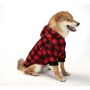 Plaid Dog Hoodie Pet Clothes Sweatershirt with Hat for Small Medium Large Dogs Cats Puppy