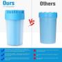 Pet Paw Carer Foot Cleaner foot barrel Dog Footprint Cleaner Foot Washer,Cat Paw Cleaner With silicone brush