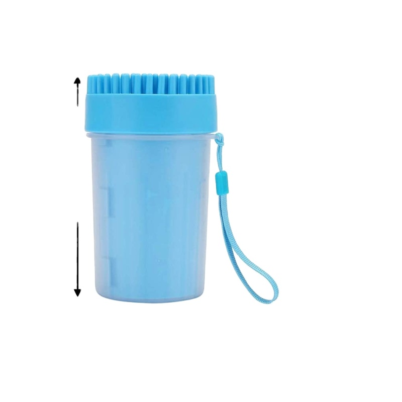 Pet Paw Carer Foot Cleaner foot barrel Dog Footprint Cleaner Foot Washer,Cat Paw Cleaner With silicone brush
