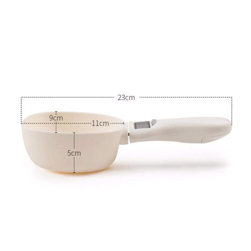 Pet Food Measuring Scoop Dog Cat Food Detachable Digital Spoon Kitchen Baking Scale Handled dog food scoop with LED