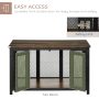 Crate Furniture End Table Puppy Crate Spacious Interior
