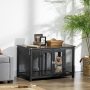 Crate Furniture End Table Puppy Crate Spacious Interior