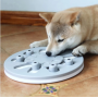 New pet slow food bowl Dog and cat training fun toy Food and treasure hunting bowl Bite resistant feeding plate pet supplies