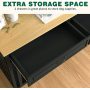 Drawers and Divider Wooden Dog Crate Kennel Cage Furniture