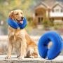 Protective Inflatable Collar for Dogs and Cats - Soft Pet Recovery Collar