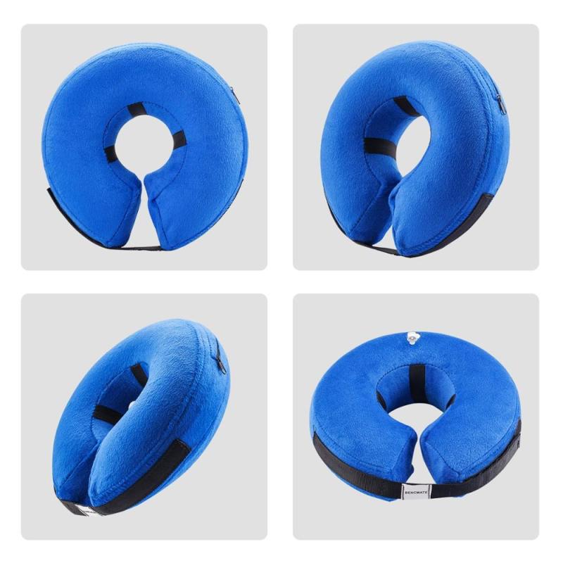 Protective Inflatable Collar for Dogs and Cats - Soft Pet Recovery Collar