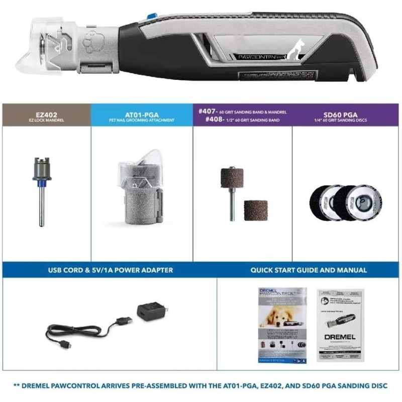 Dog Nail Grinder and Trimmer