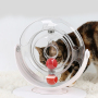 New Design cat Interactive space ring cat scratcher toy with light Moving ball Attractive Fun Cat Toy