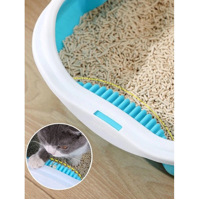 Cat litter box anti Splash Toilet baby Cat poop Bowl Deodorant Semi-enclosed Cat supplies