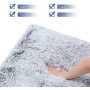 Dog Bed Mat Crate Pet Kennel Pad Soft Plush Washable Cage Comfortable Faux Fur Dog Bed