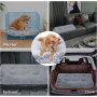 Dog Bed Mat Crate Pet Kennel Pad Soft Plush Washable Cage Comfortable Faux Fur Dog Bed
