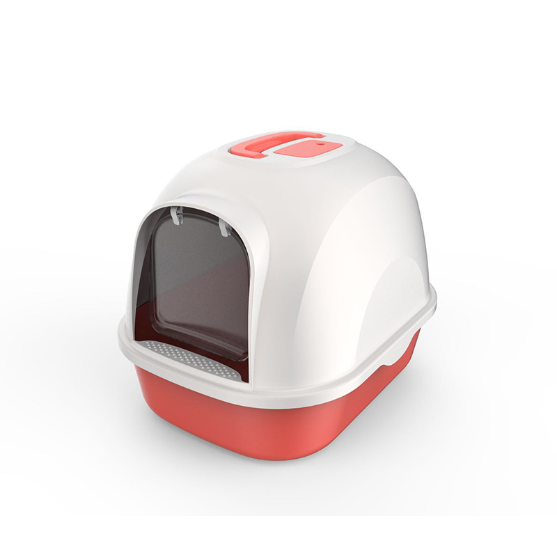 Amazon High Quality Wholesale ABS plastic enclosure top entry cat house toilet training kit litter box