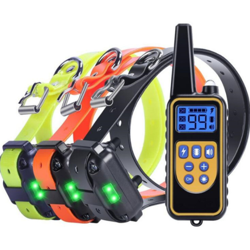 Waterproof Remote Electric Control Pet Dog Training Shock Collar For Dog Training Automatic electric shock dog collar