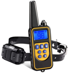 Collar de choque para entrenamiento de perros con Control remoto eléctrico a prueba de agua para entrenamiento de perros collar de perro con descarga eléctrica automática