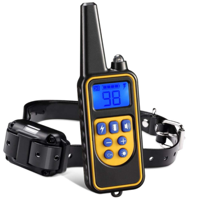 Waterproof Remote Electric Control Pet Dog Training Shock Collar For Dog Training Automatic electric shock dog collar