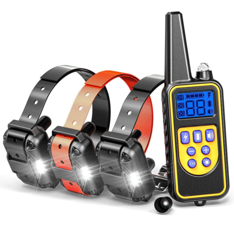 Waterproof Remote Electric Control Pet Dog Training Shock Collar For Dog Training Automatic electric shock dog collar
