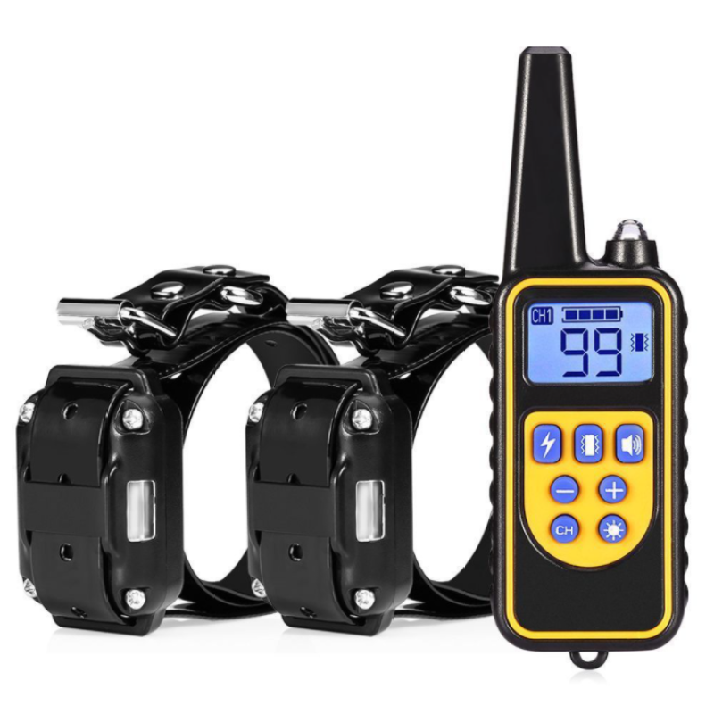 Waterproof Remote Electric Control Pet Dog Training Shock Collar For Dog Training Automatic electric shock dog collar