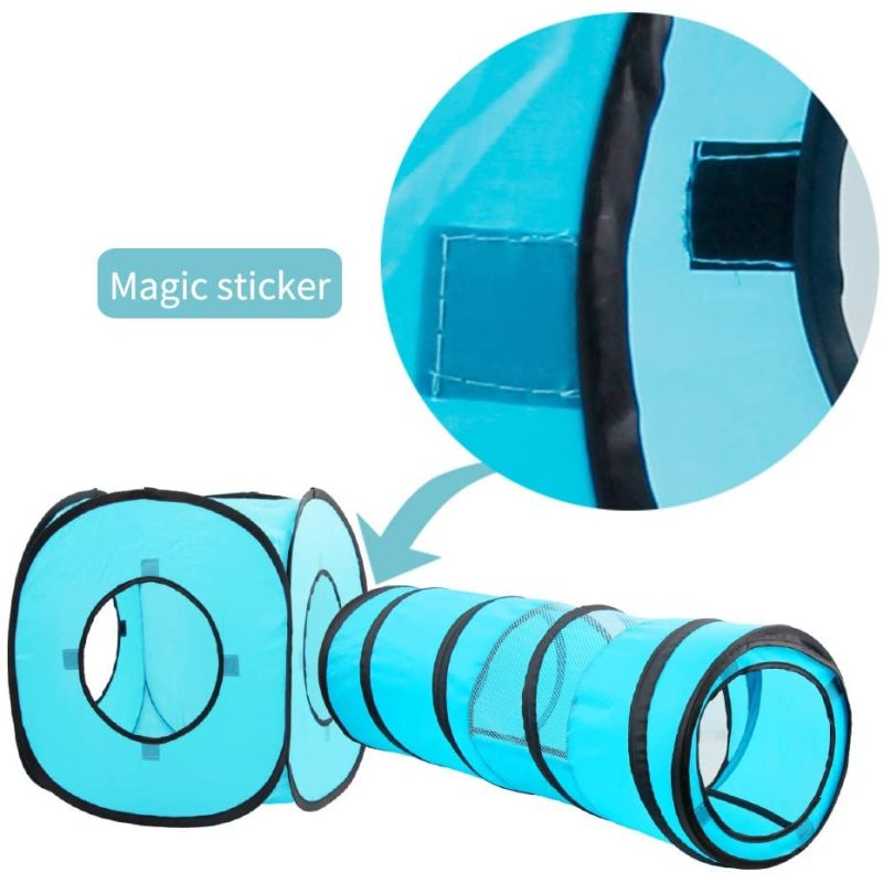 Toys Cat Portable Outdoor Cat Tunnel Cube Pop Up Collapsible Pet Foldable Tube Playing Toys