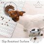 Eco-Friendly and Non-Toxic Pet Food Mat Easy to Clean Waterproof Nonslip Mat for Dog Bowls and Water