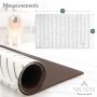 Eco-Friendly and Non-Toxic Pet Food Mat Easy to Clean Waterproof Nonslip Mat for Dog Bowls and Water